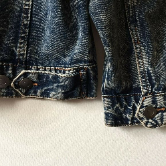 The Rolling Stones Shrunk Denim Trucker Jacket (M) - Picture 4 of 8